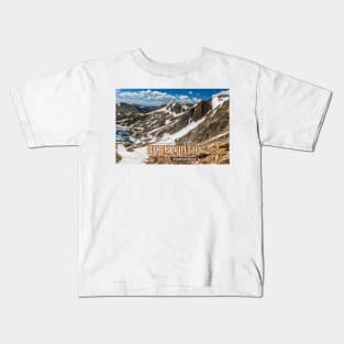 Beartooth Highway Wyoming and Montana Kids T-Shirt